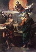 DOSSI, Dosso The Virgin Appearing to Sts John the Baptist and John the Evangelist dfg Spain oil painting artist
